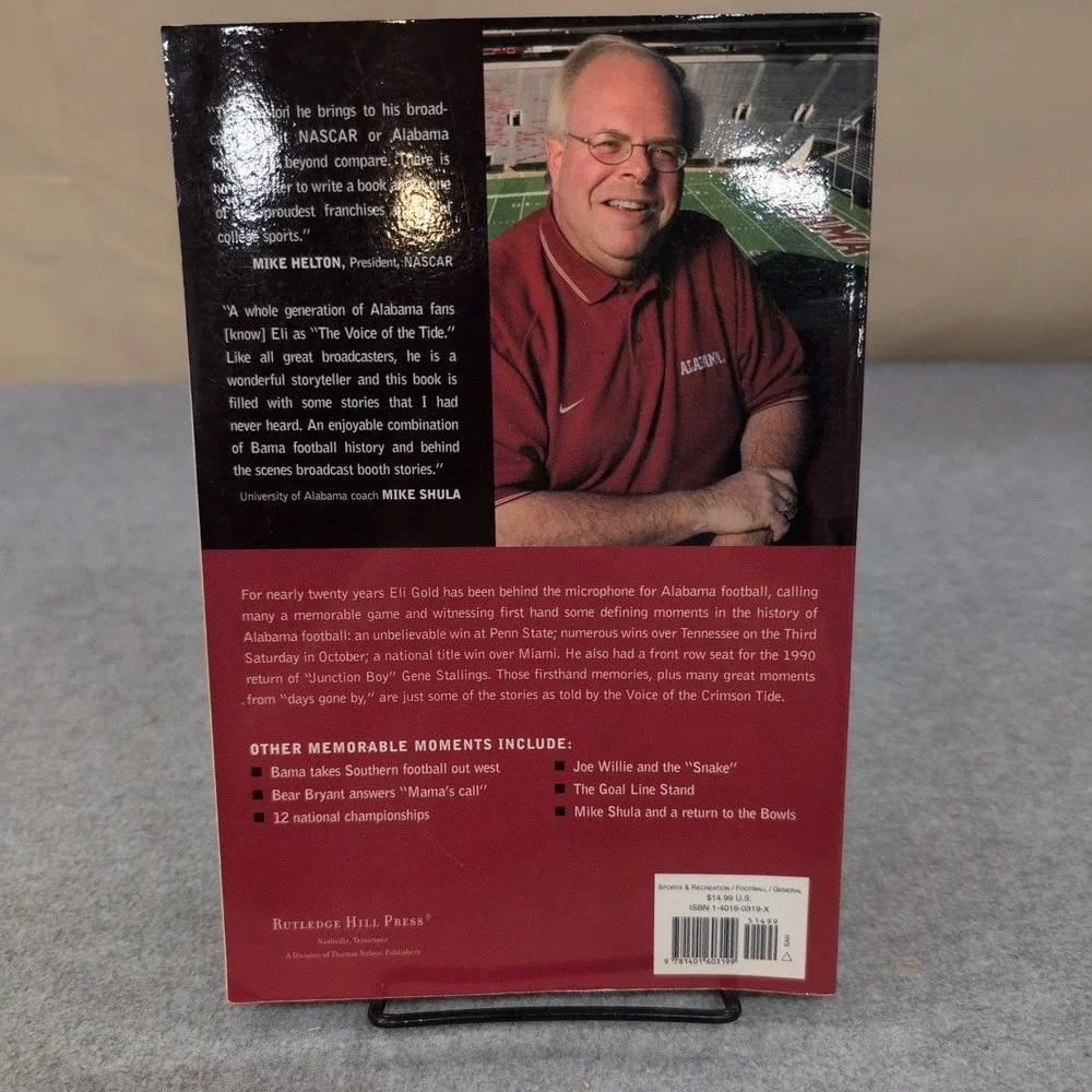 Crimson Nation Eli Gold Alabama Crimson Tide Football History Book 140160319X - Picture 2 of 5